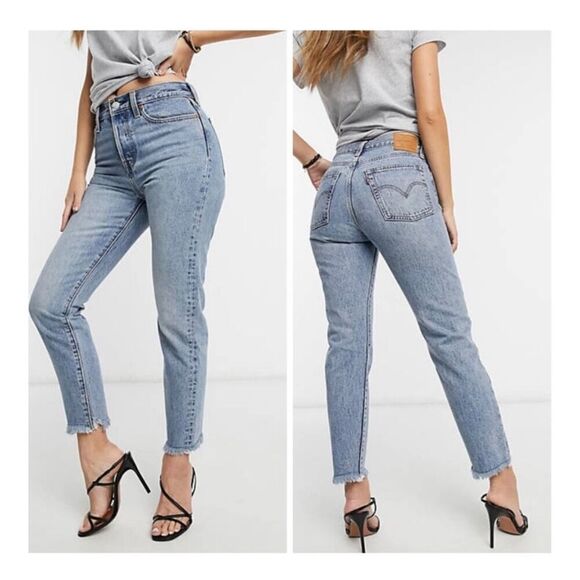 Levi's Wedgie Fit Ankle Jeans Size 26 - Picture 1 of 14